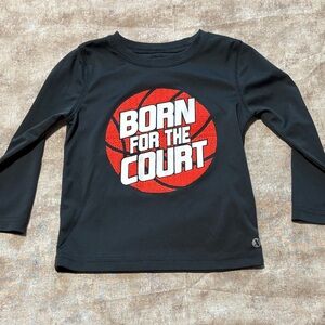 Xersion Kids Long Sleeve Shirt - Black and orange